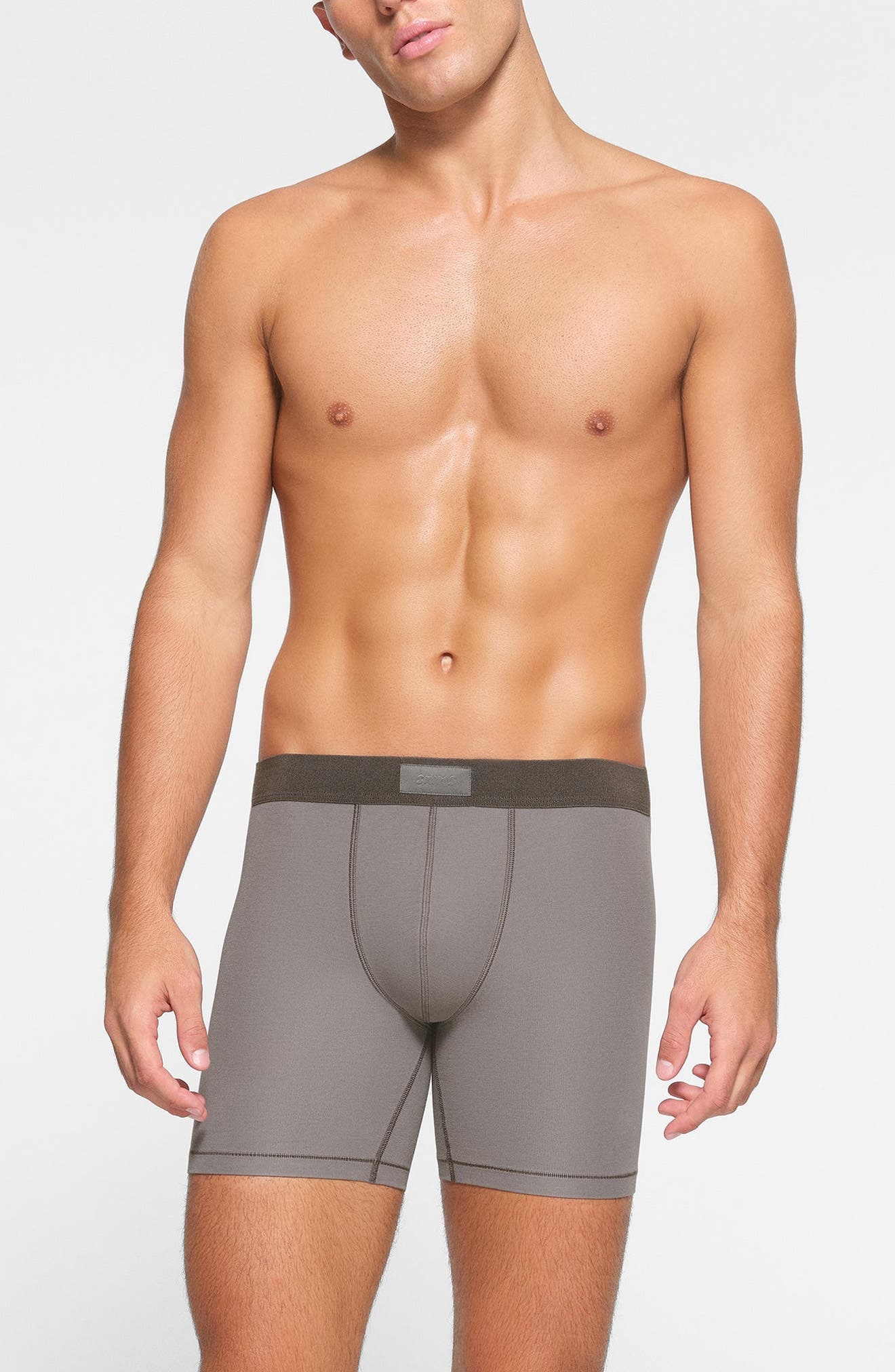SKIMS 3-Pack 5-Inch Stretch Cotton & Modal Boxer Briefs in Heather Multi at Nordstrom - 4