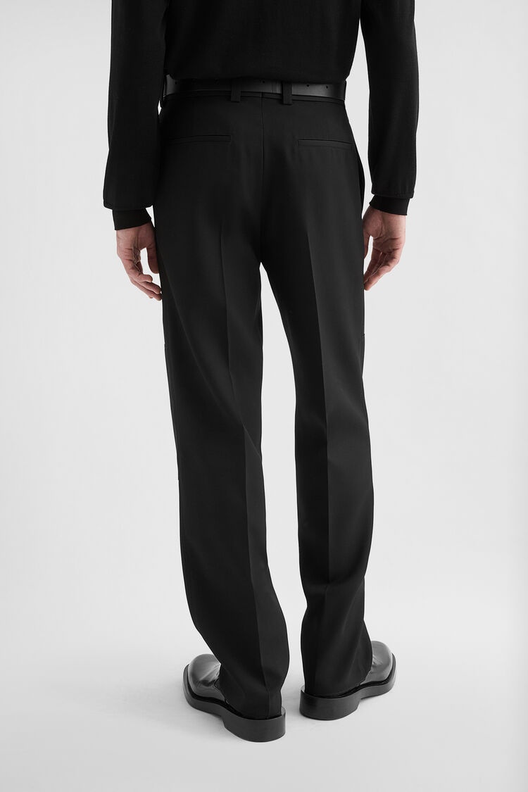 Wool Gabardine Trousers - 4