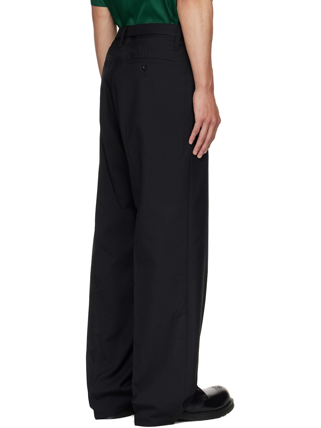 Black Suiting Trousers - 3