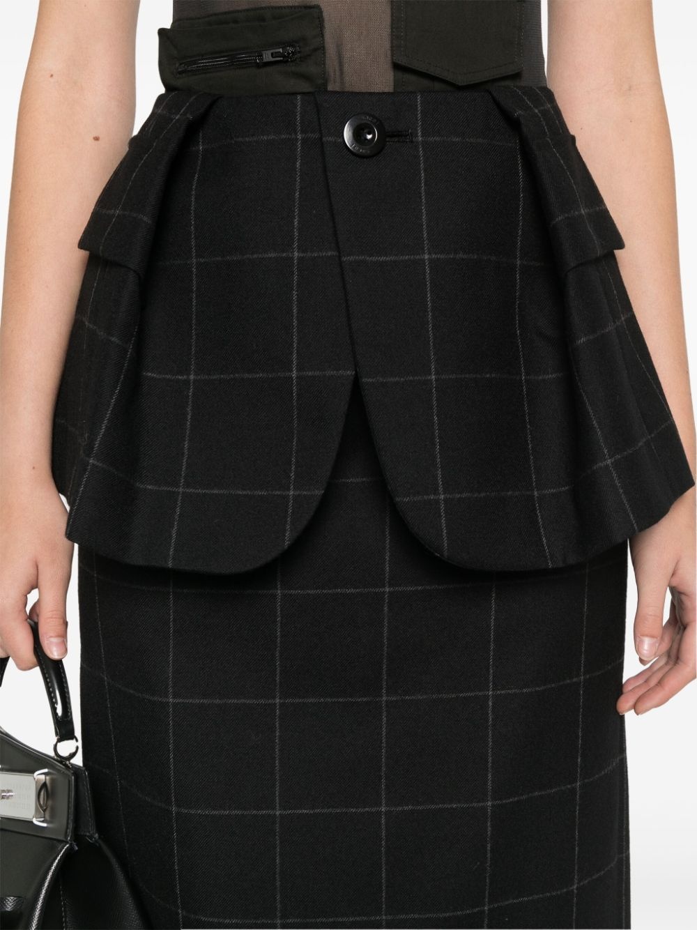 layered midi skirt - 5