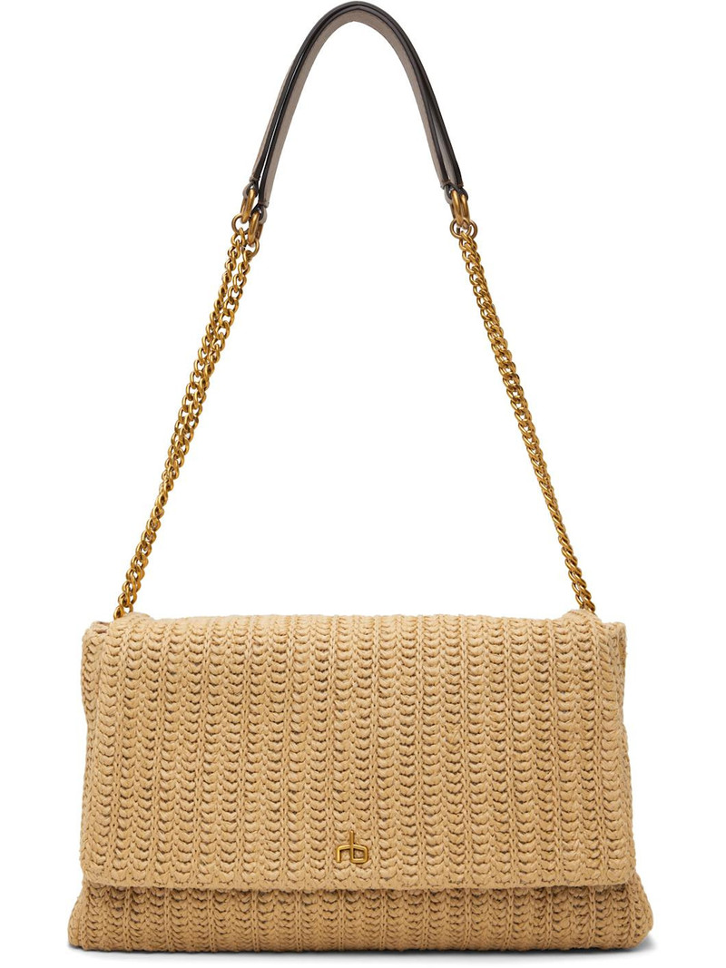 Beige Chelsea Large Flap Bag 1