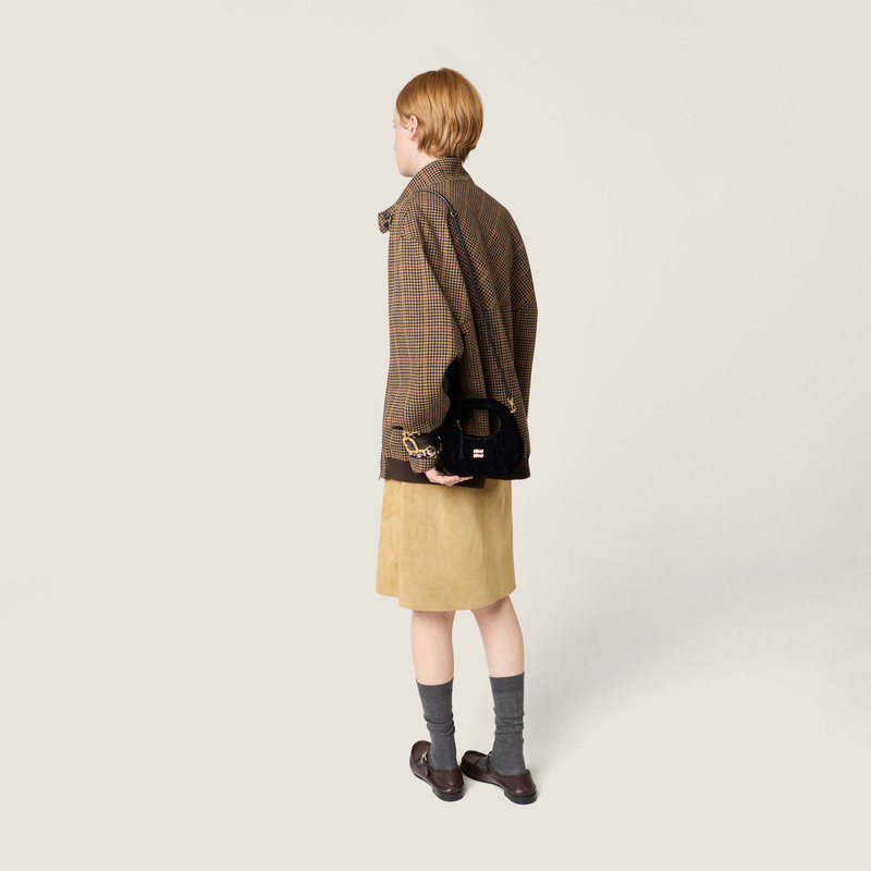 Wander matelassé velvet mini-bag 8