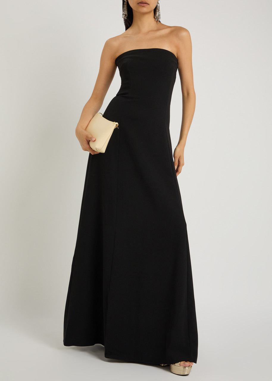 Solace London Helena Strapless Crepe Maxi Dress - 4