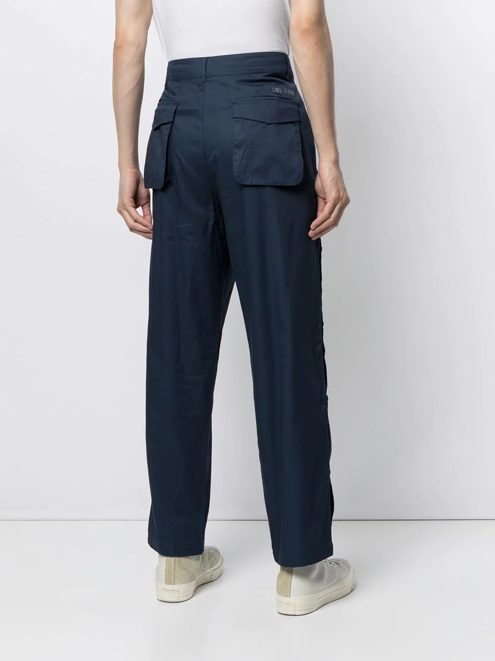 x Kim Jones cotton twill cargo pants - 4