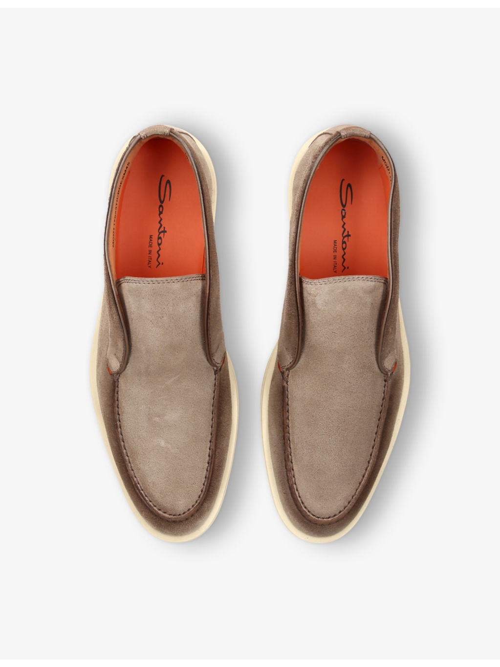 Detroit contrast-sole suede loafers - 2