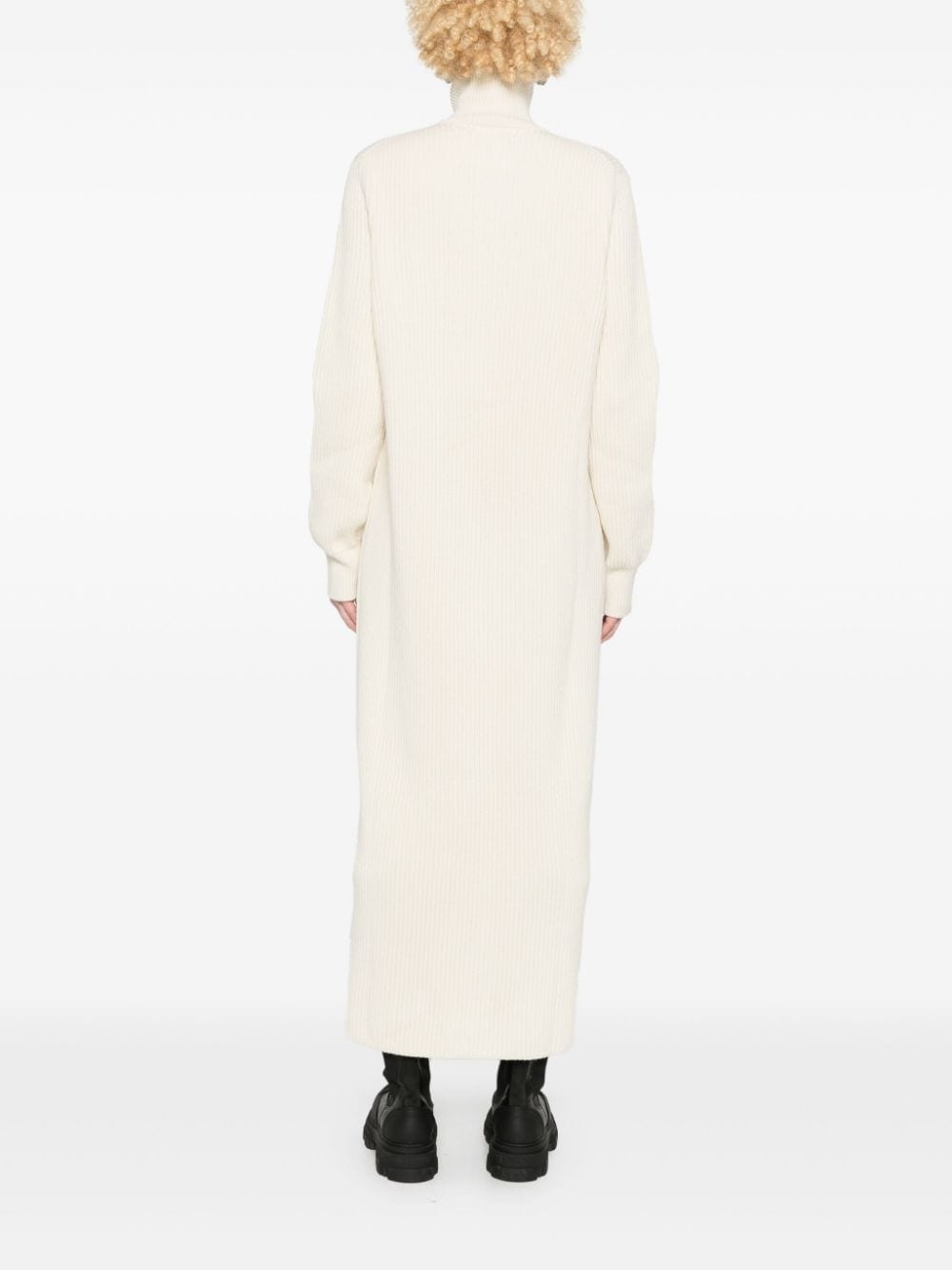 ribbed-knit maxi dress - 4