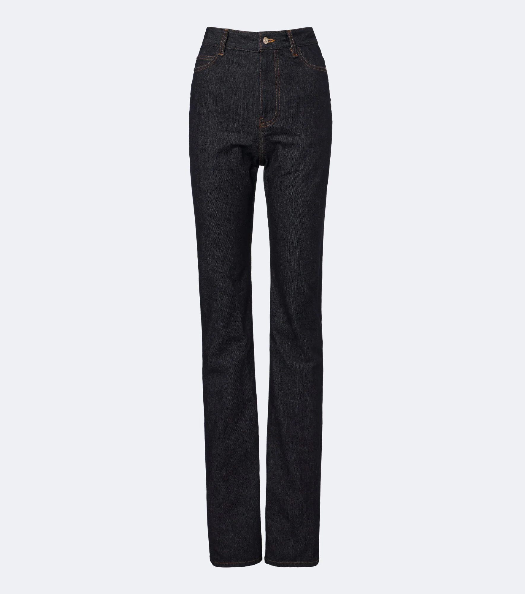 High-rise slim jeans - 1