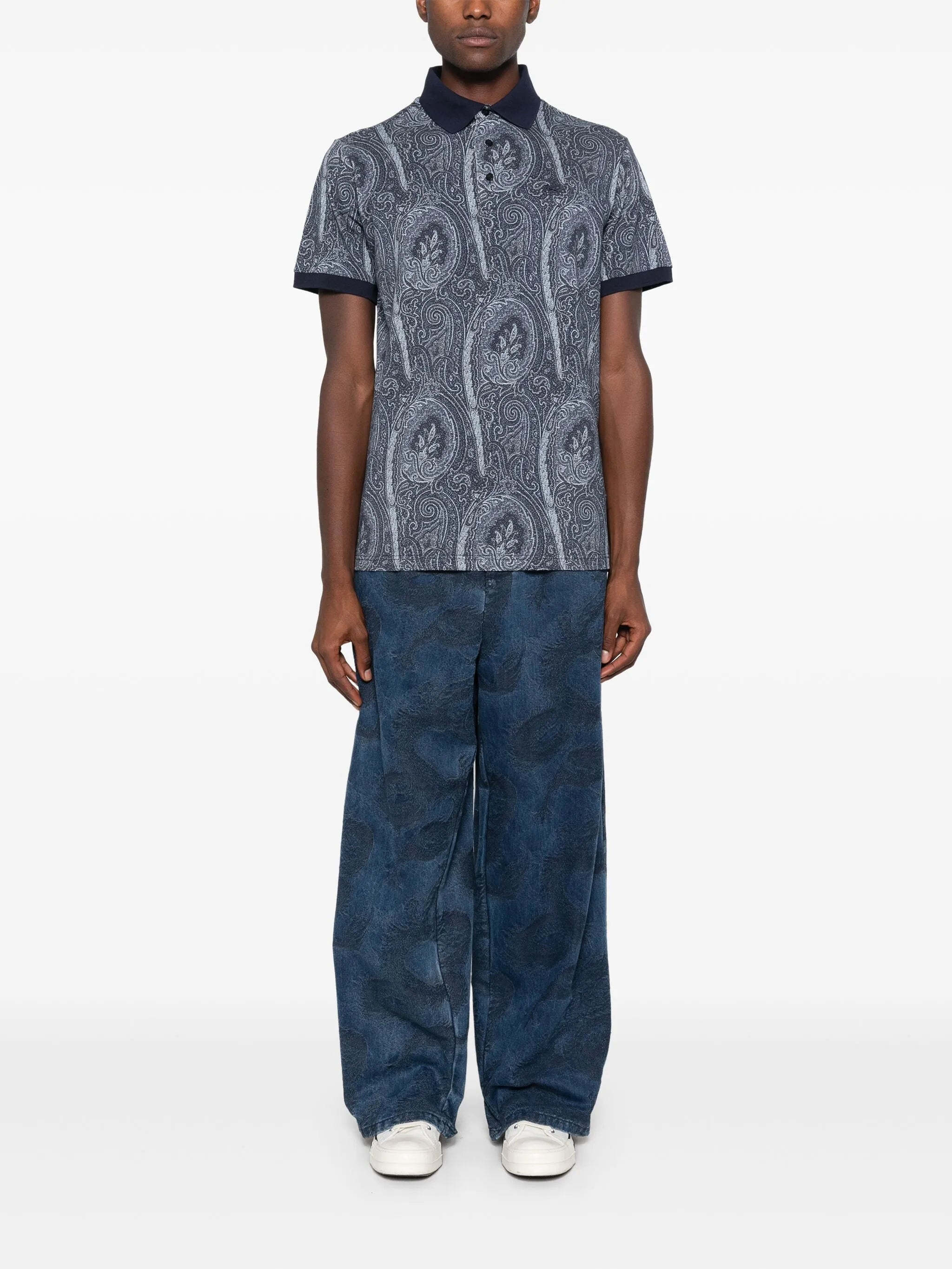 Etro Paisley-print Polo Shirt - 5