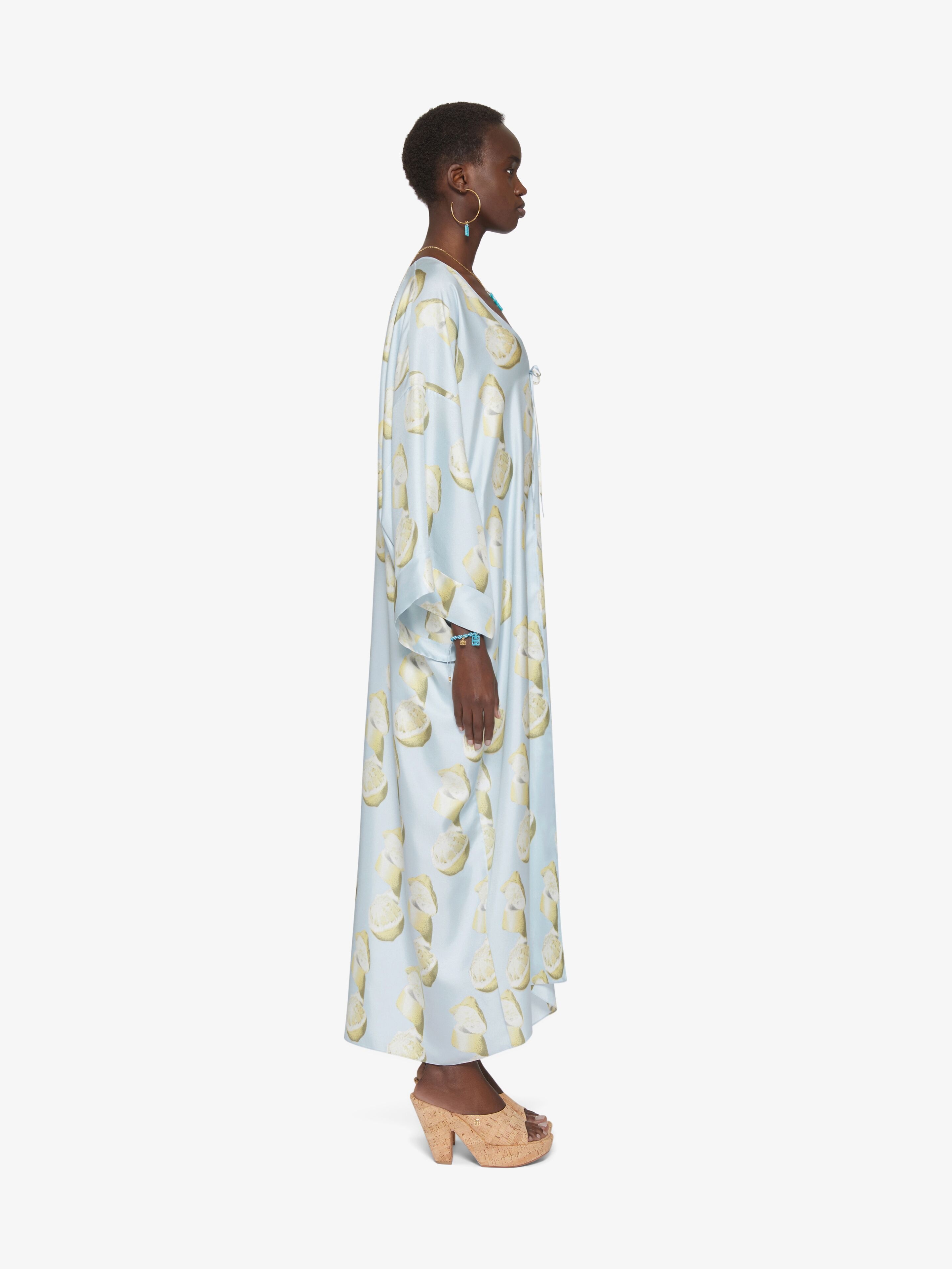 PRINTED KAFTAN IN SILK - 3