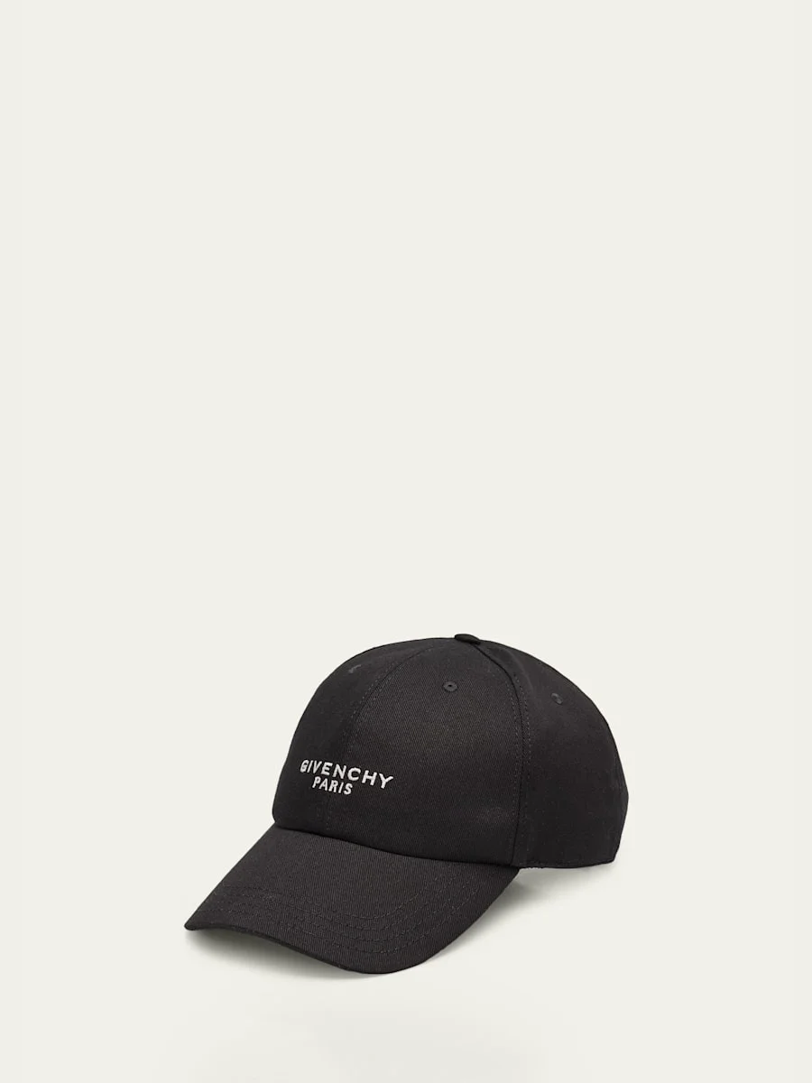 Men's Givenchy Paris Cotton Embroidered Six-Panel Baseball Cap - 1