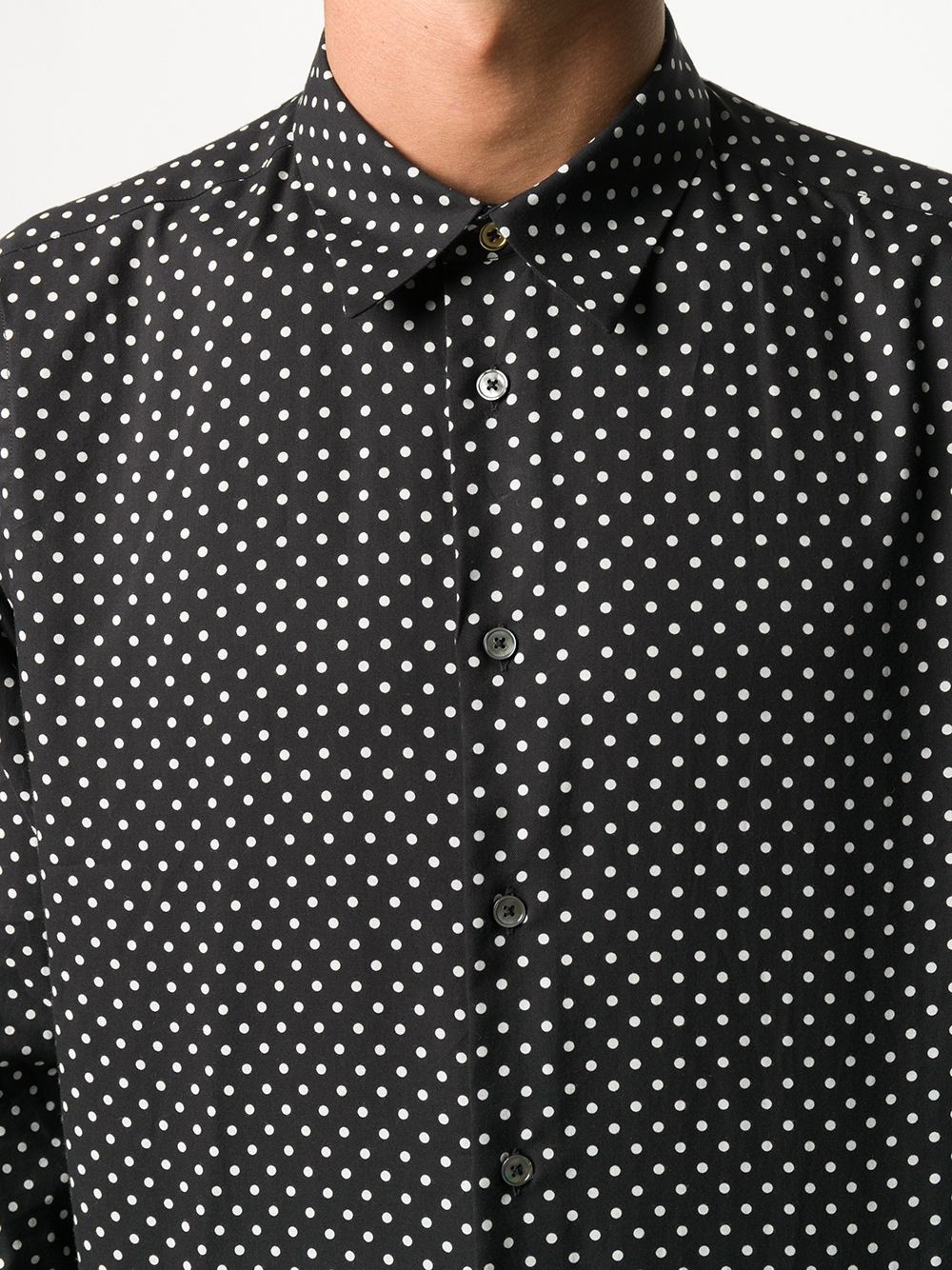 polka-dot print shirt - 5