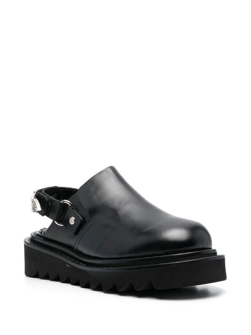 TOGA PULLA buckled ankle-strap flat mules outlook