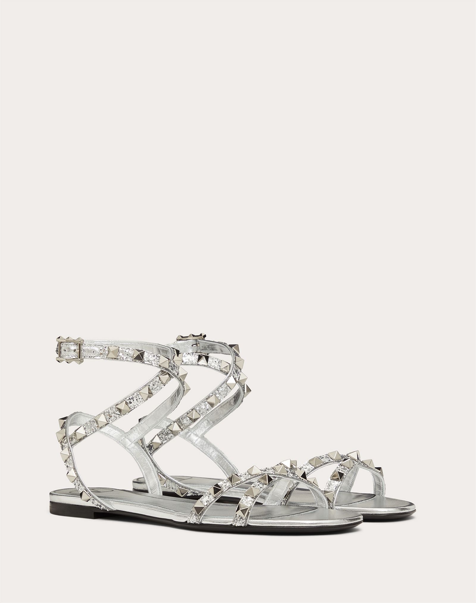 Rockstud Flair Glitter Flat Sandal - 2