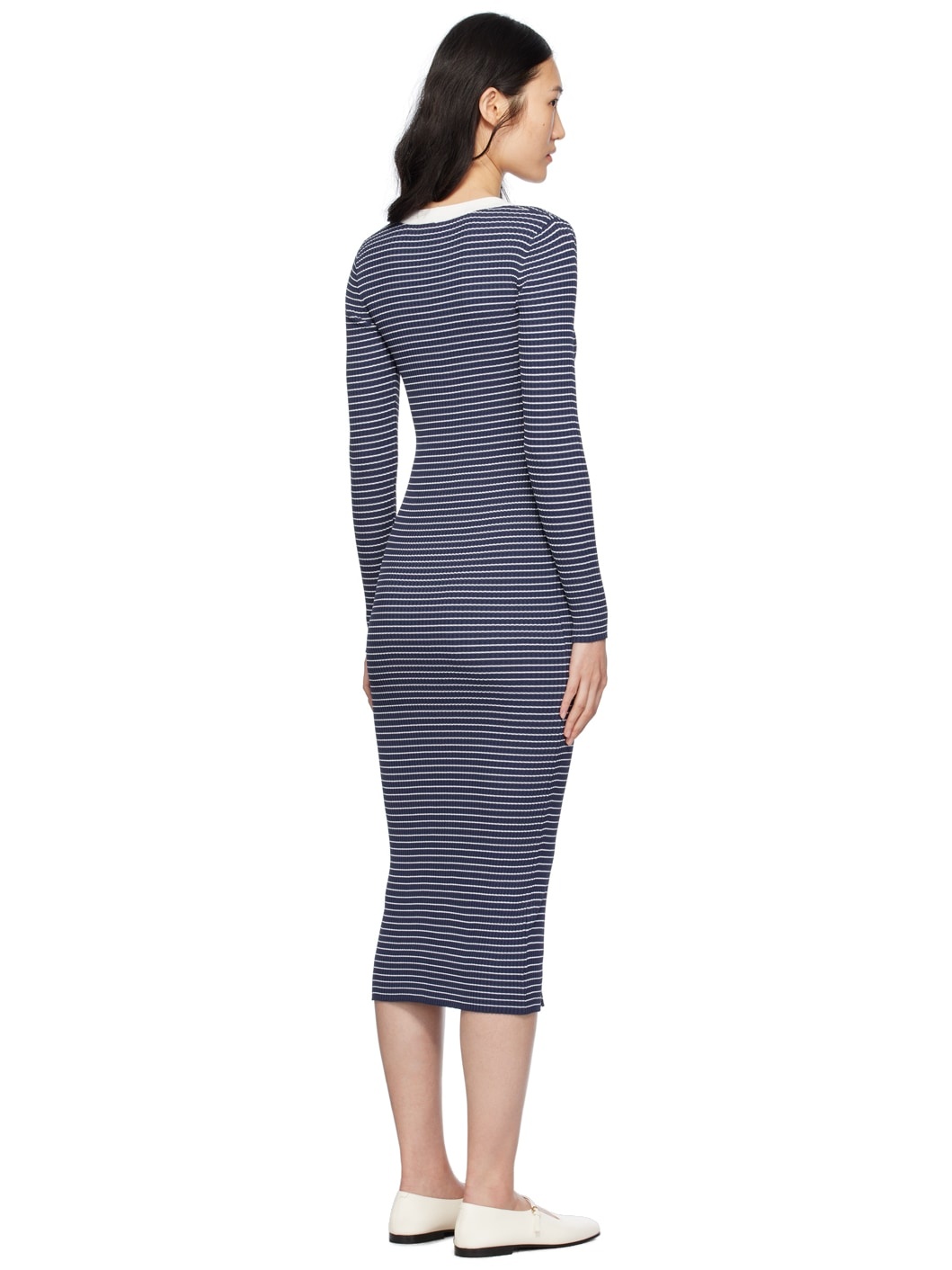 Navy Shoko Midi Dress - 3