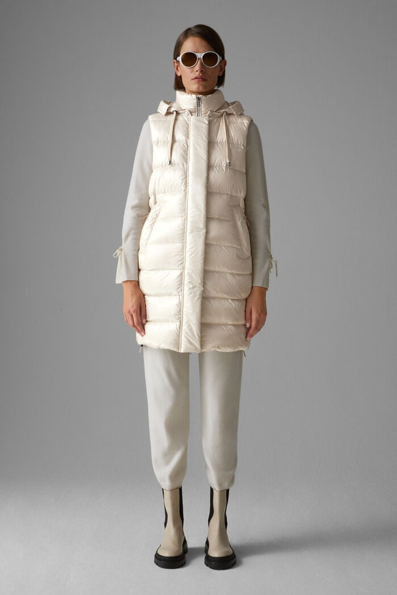 BOGNER Jella Down waistcoat in Cream outlook
