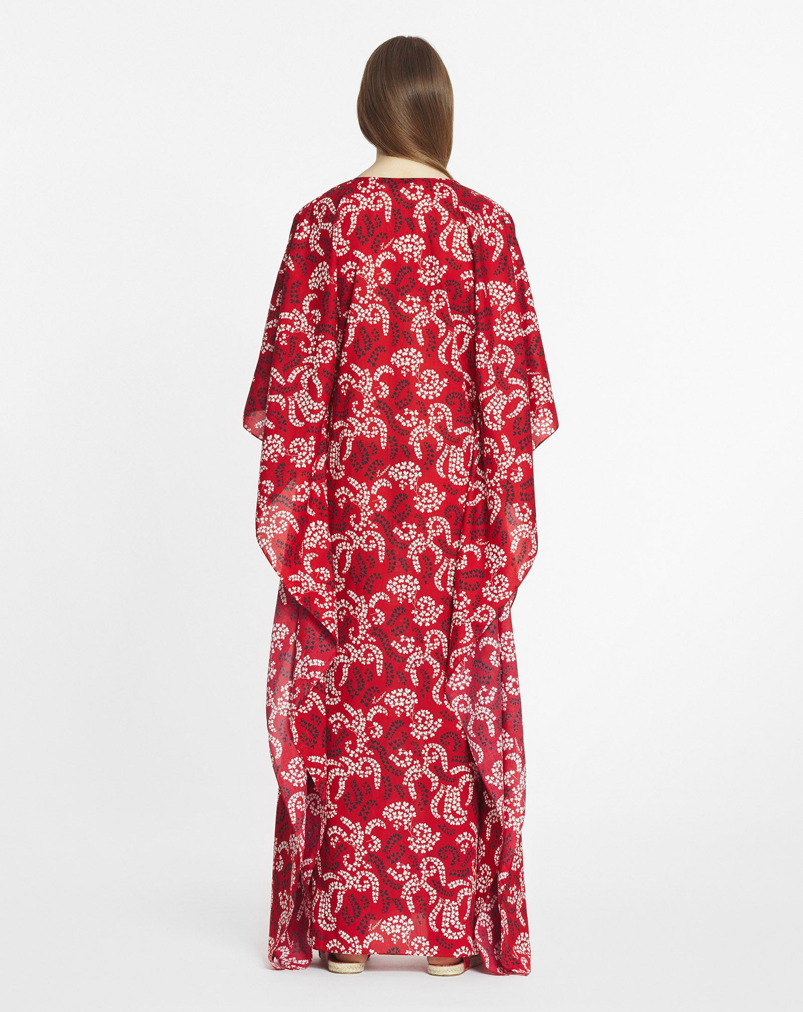 PRINTED COTTON VOILE CAFTAN - 3