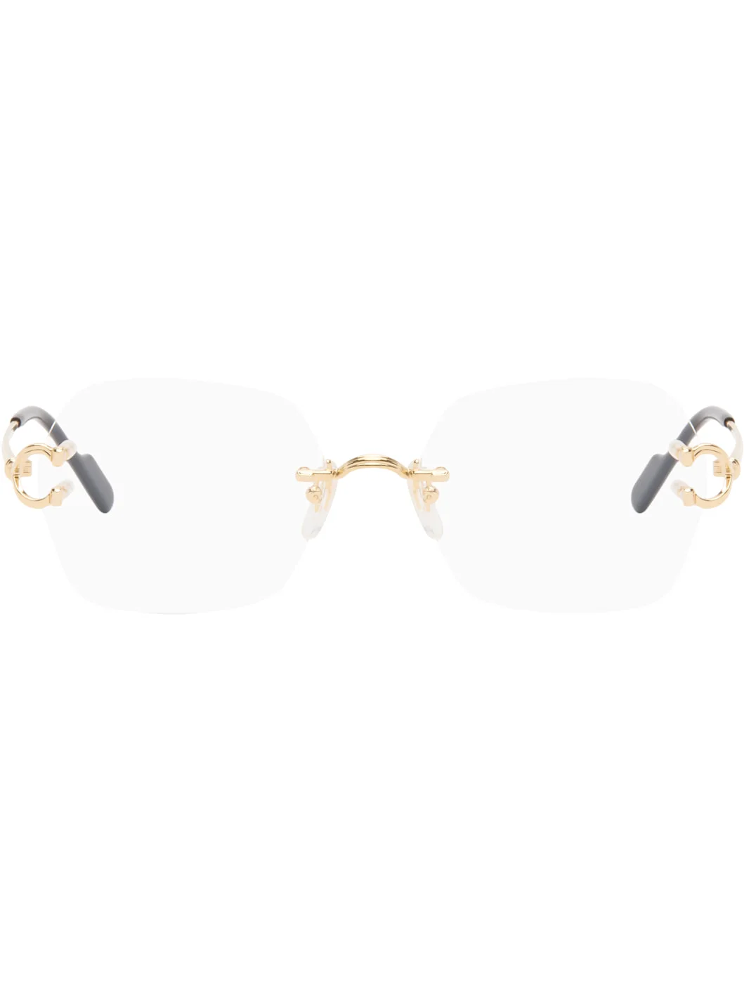 Gold 'Signature C de Cartier' Glasses - 1