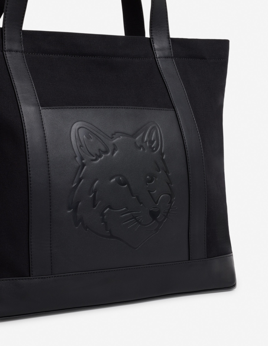 FESTIVE FOX HEAD LARGE TOTE - 4