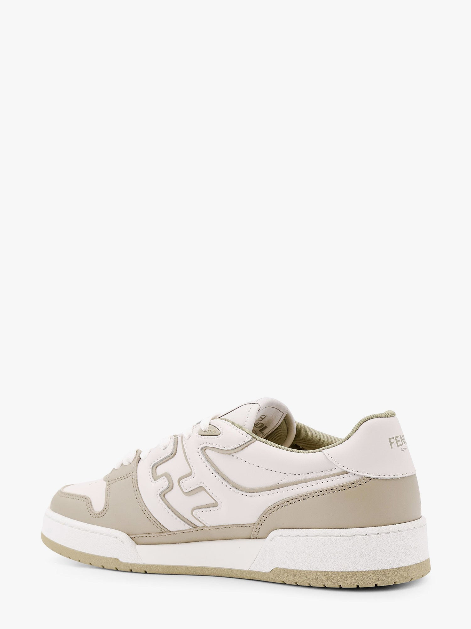 Fendi Leather Sneakers With Ff Lateral Logo - 3