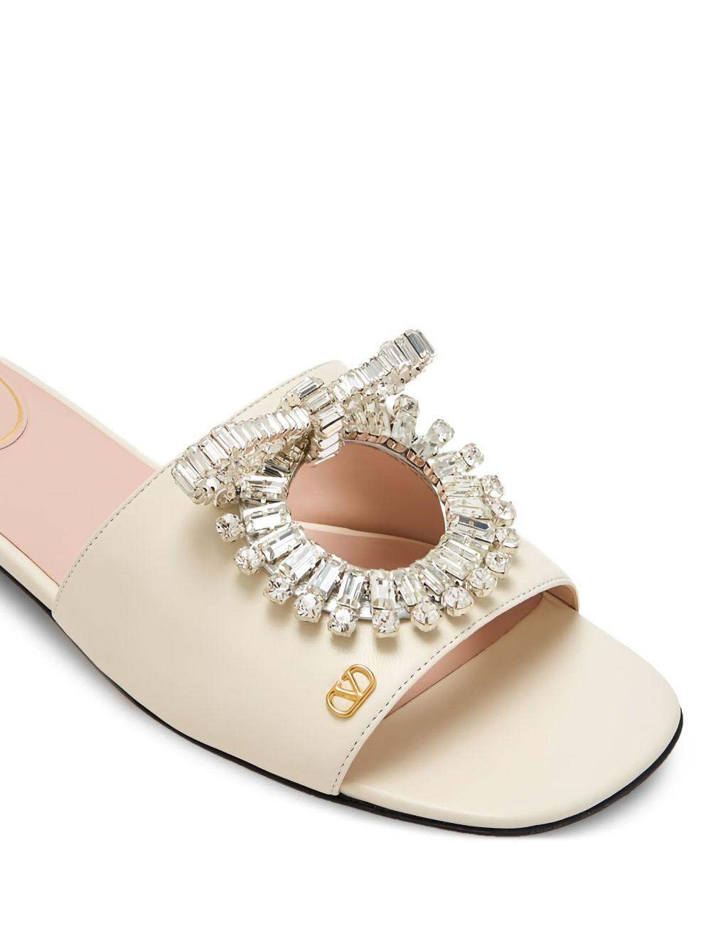 Adamantine crystal-embellished sandals - 2