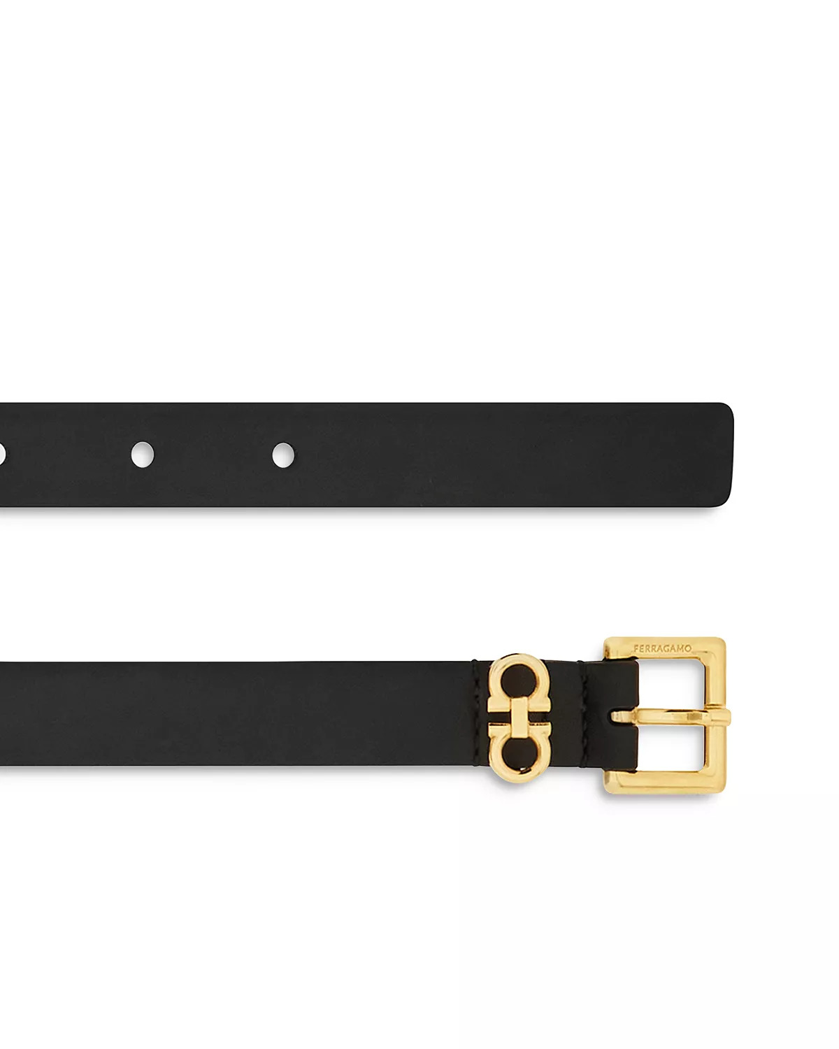 Women's Gancini Leather Belt - 4