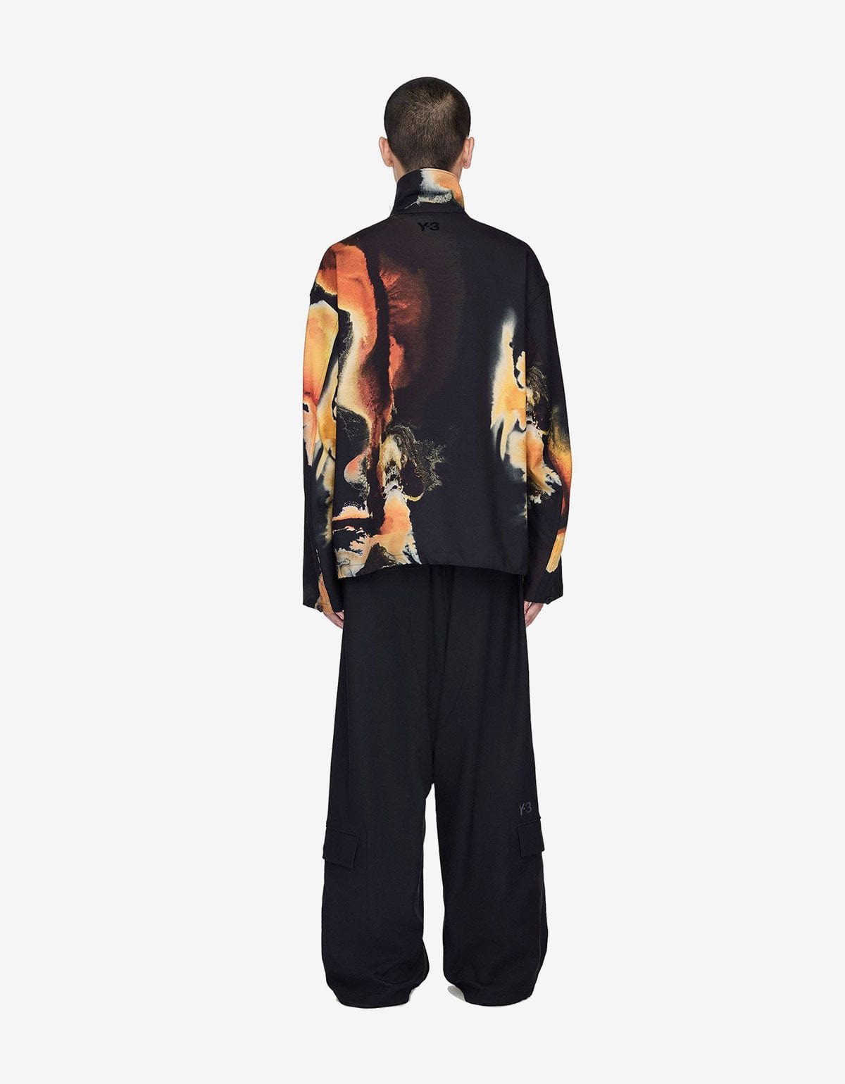 Y-3 Black AOP Sport Uniform Coach Jacket - 5
