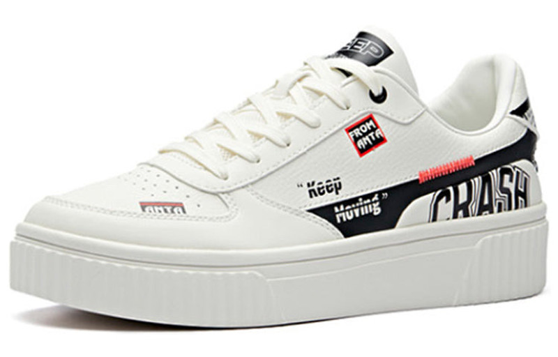 ANTA ANTA Skateboarding Series Sneakers 'White Black' 111938021R-4 outlook