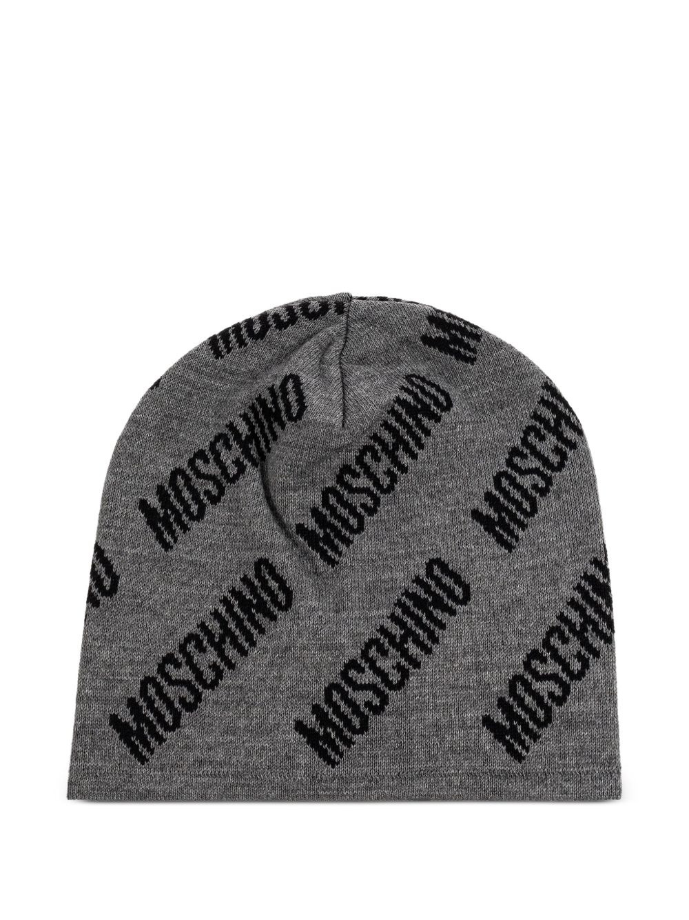 logo-pattern beanie - 1