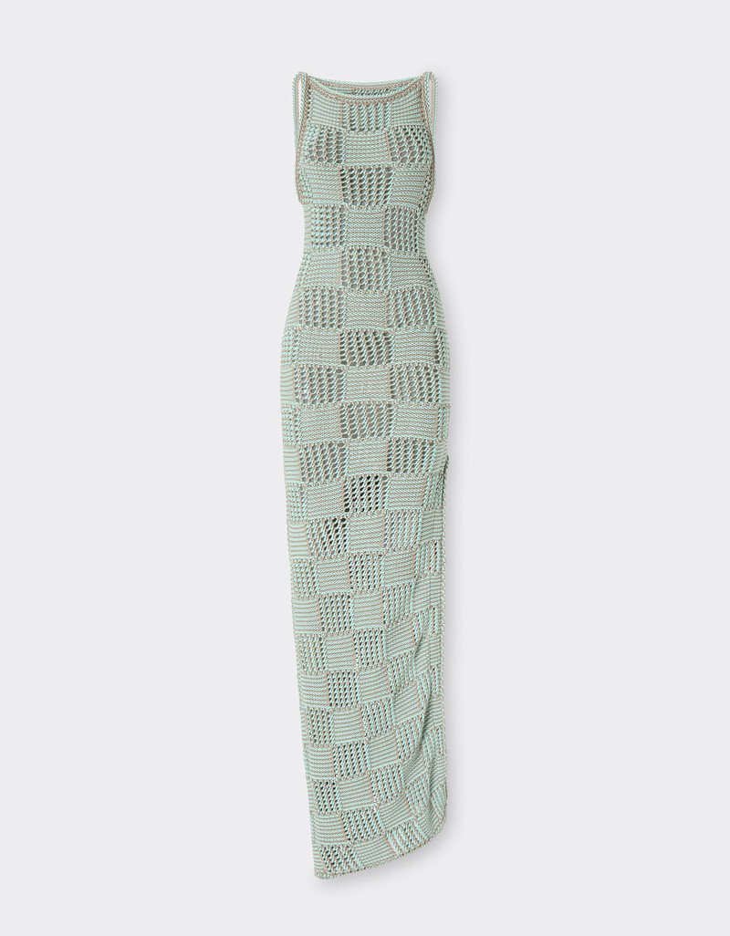 3D cotton long dress 1