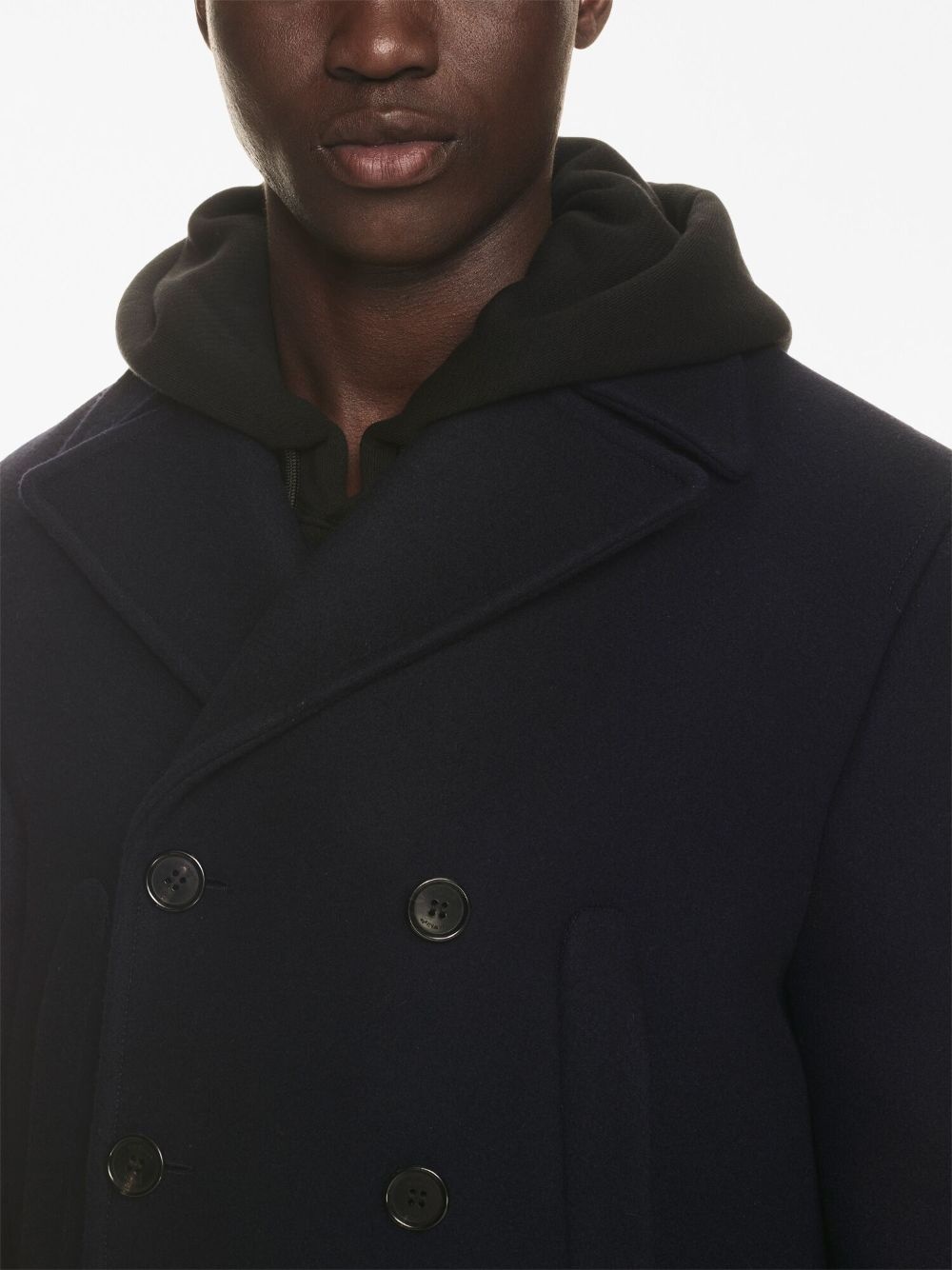 double-breasted peacoat - 5