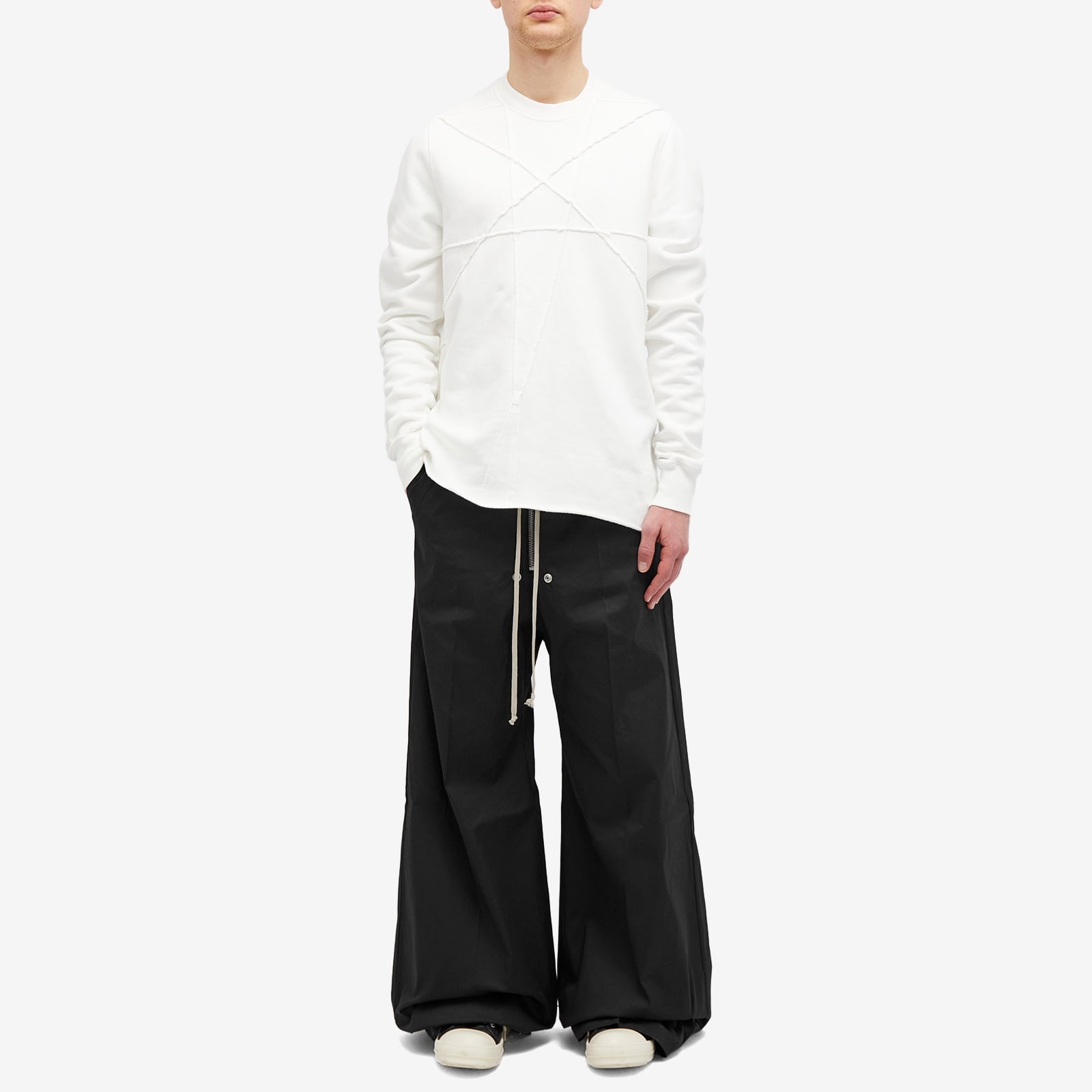 Rick Owens Wide Leg Bela Trouser - 4