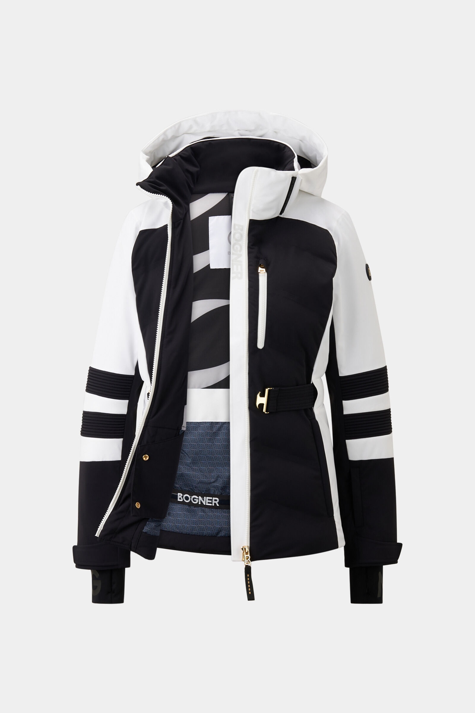 Kira Ski jacket in Black/White - 2
