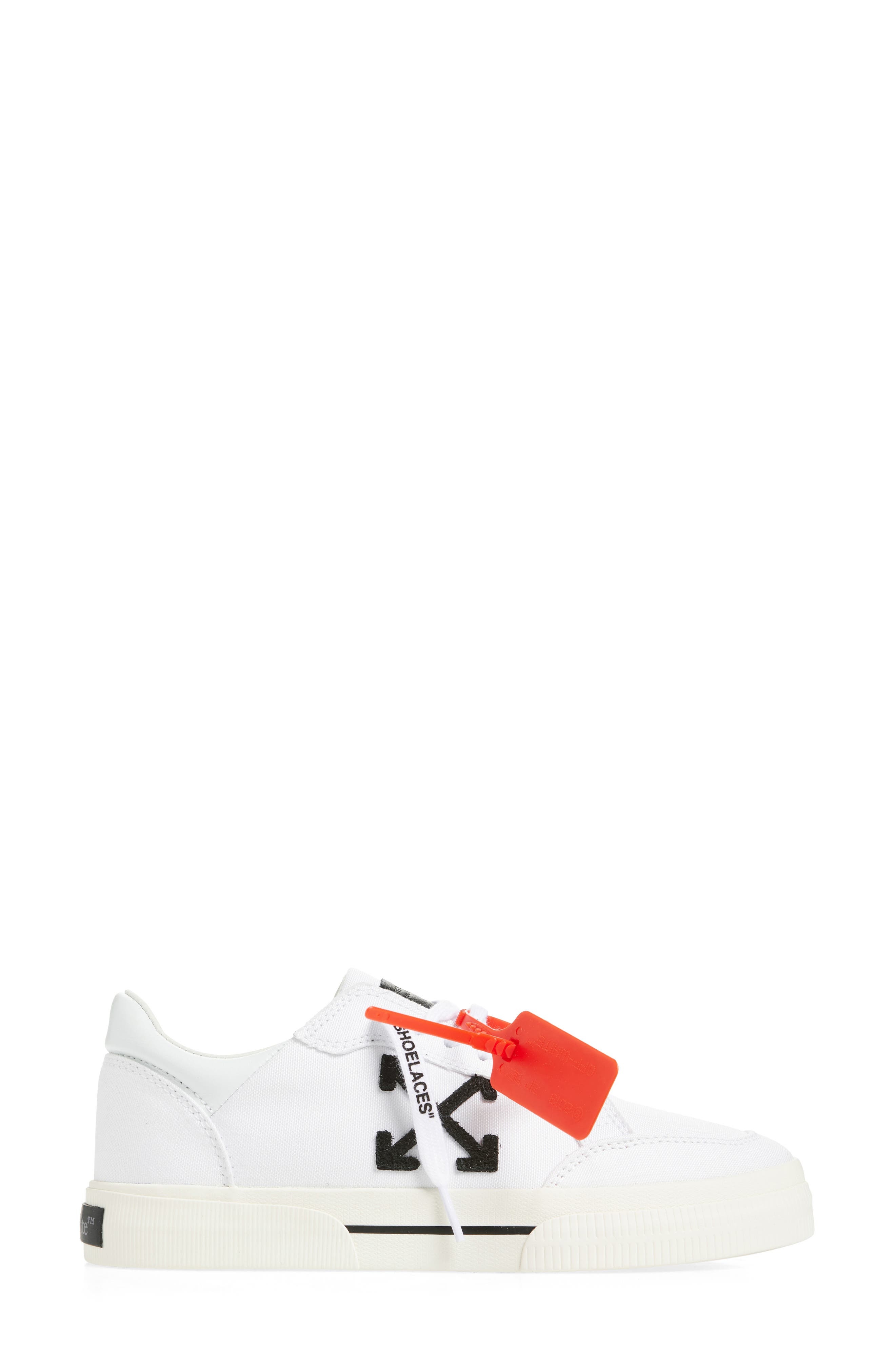 Off-White New Vulcanized Low Top Sneaker in White - 3