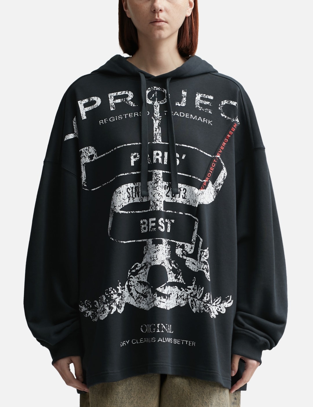 Y/Project EVERGREEN PARIS' BEST PINCHED HOODIE hbx REVERSIBLE