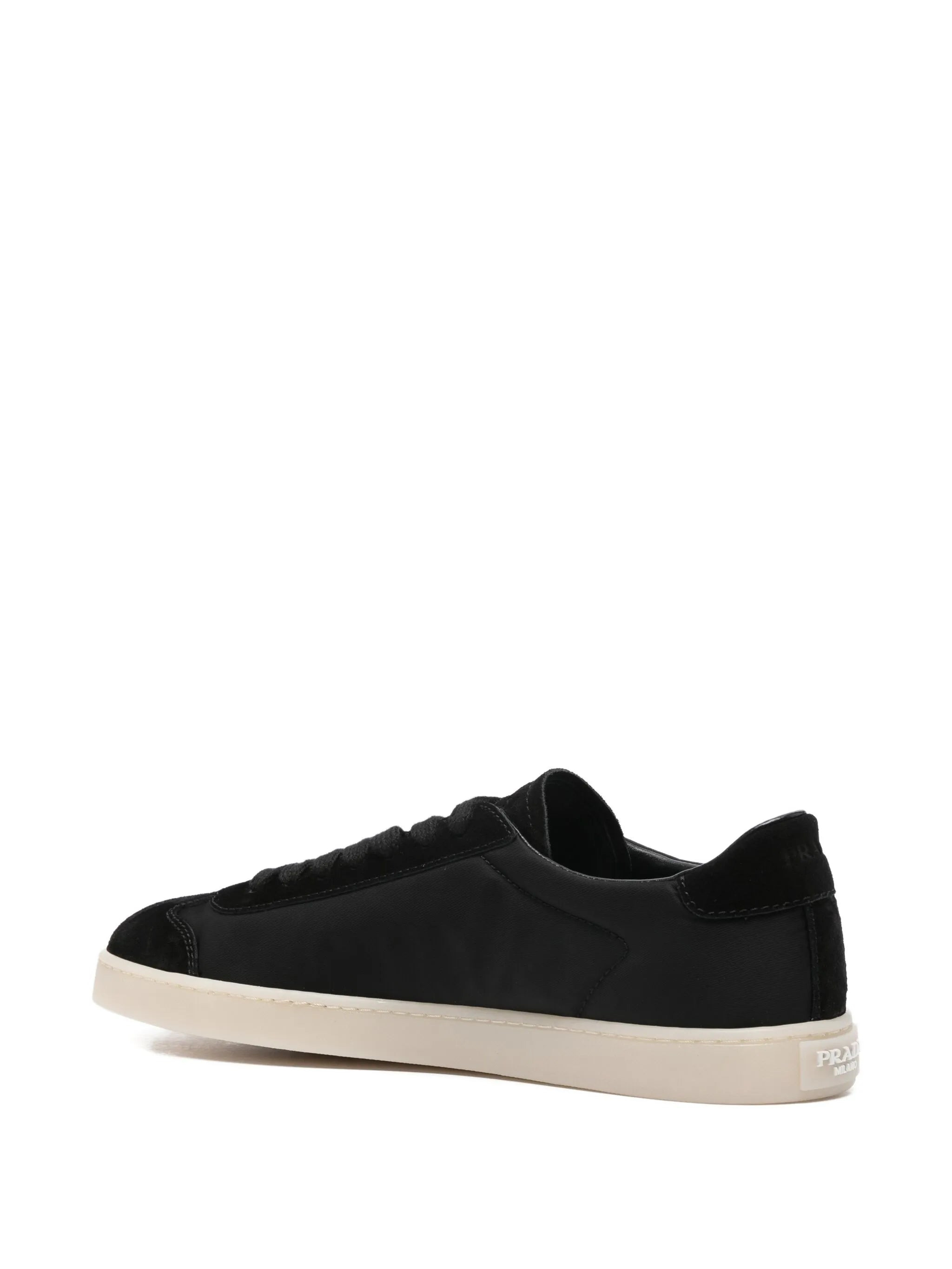 Prada Suede-panelled Lace-up Trainers - 4