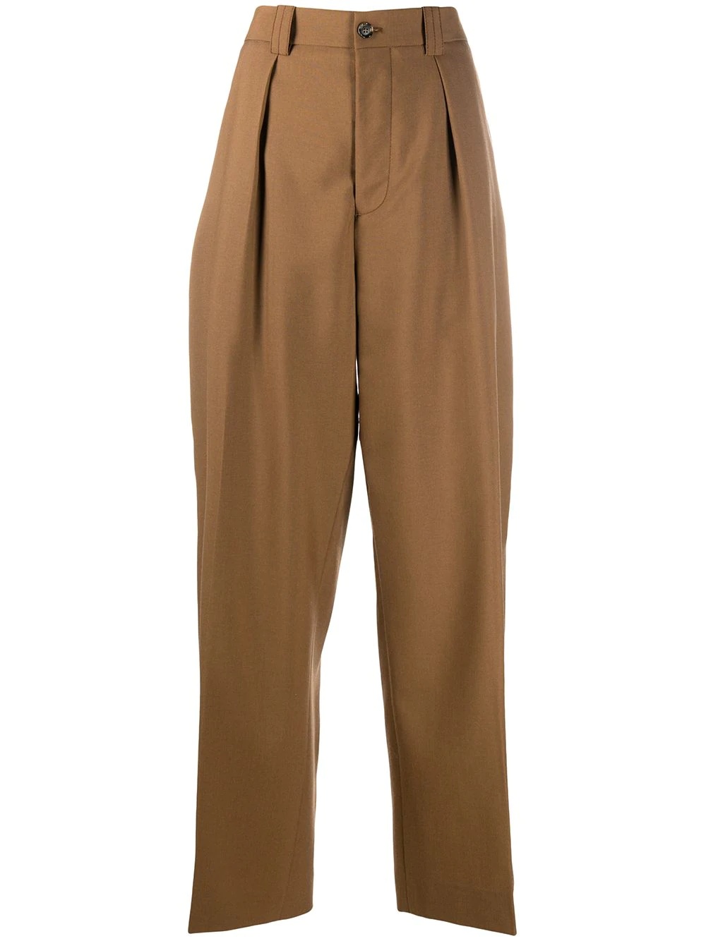 wide leg tailored trousers - 1