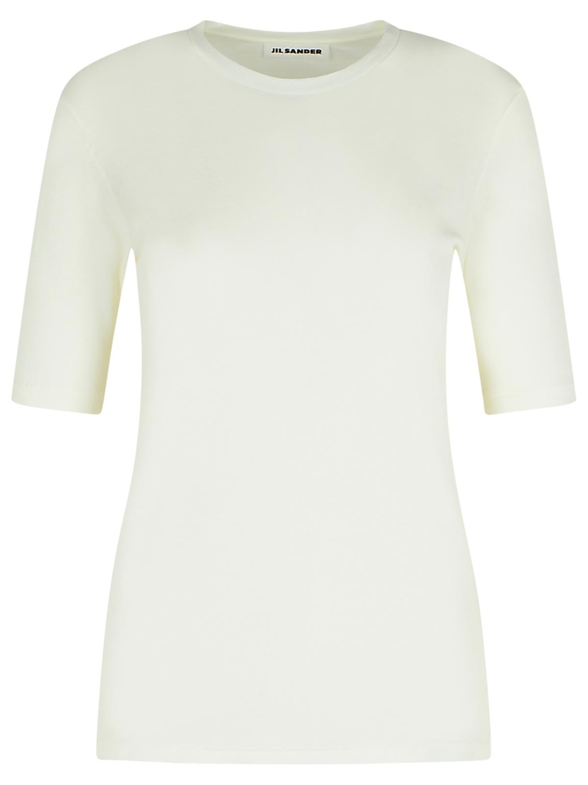 Jil Sander '3 Pack' White Cotton T-Shirt Women - 4