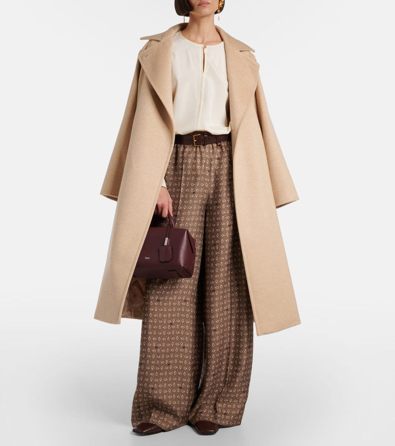 Max Mara Mitico silk-blend cady top outlook