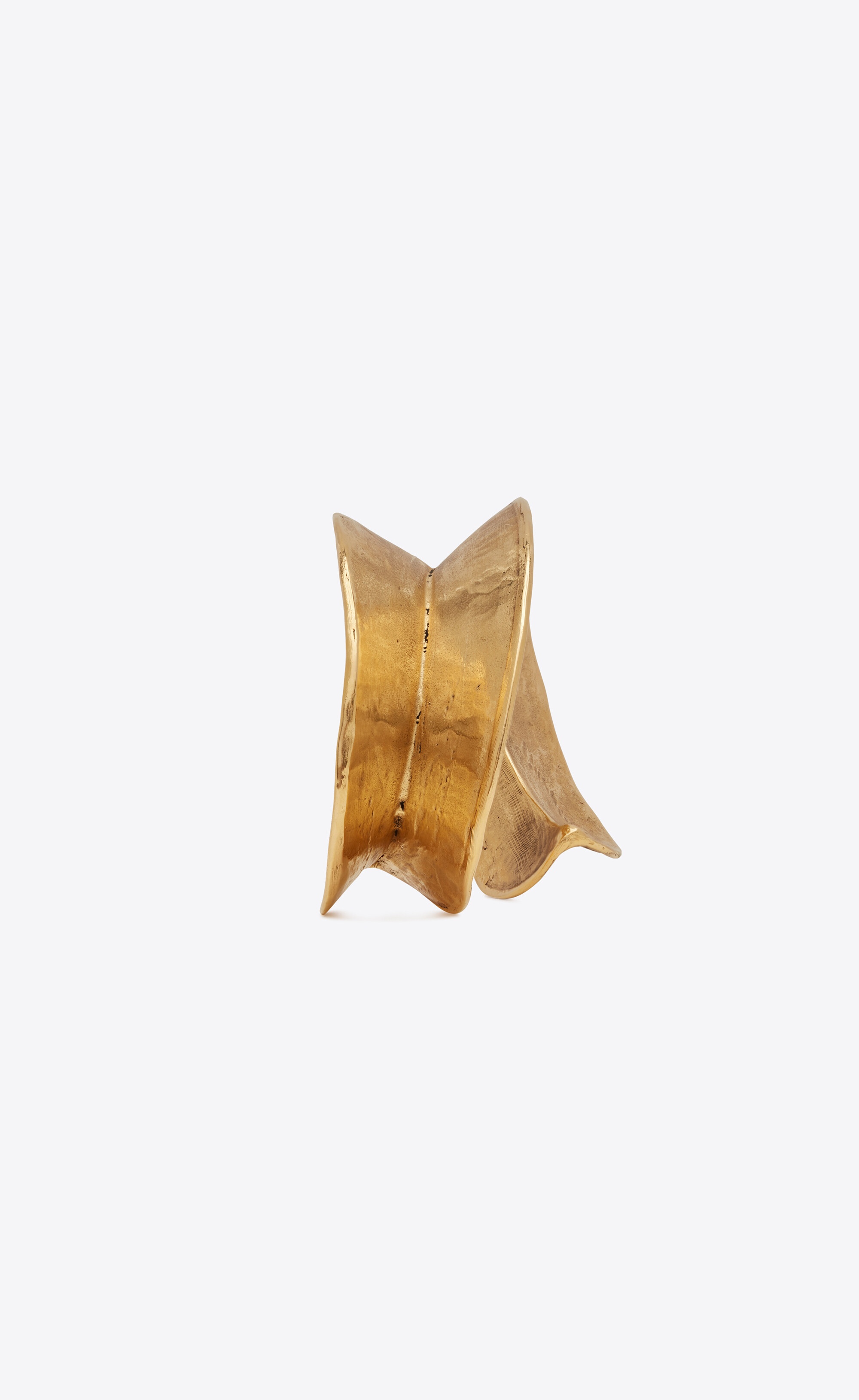 curve cuff bracelet in metal - 4