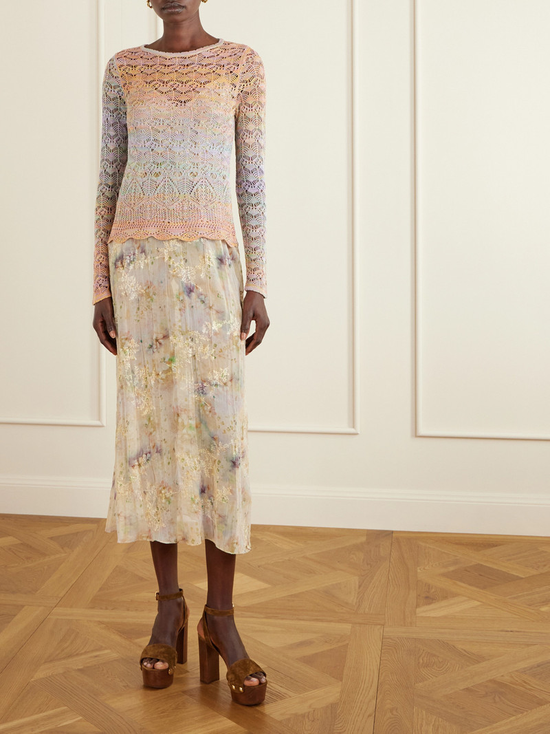 ANNA SUI Crocheted T-shirt outlook