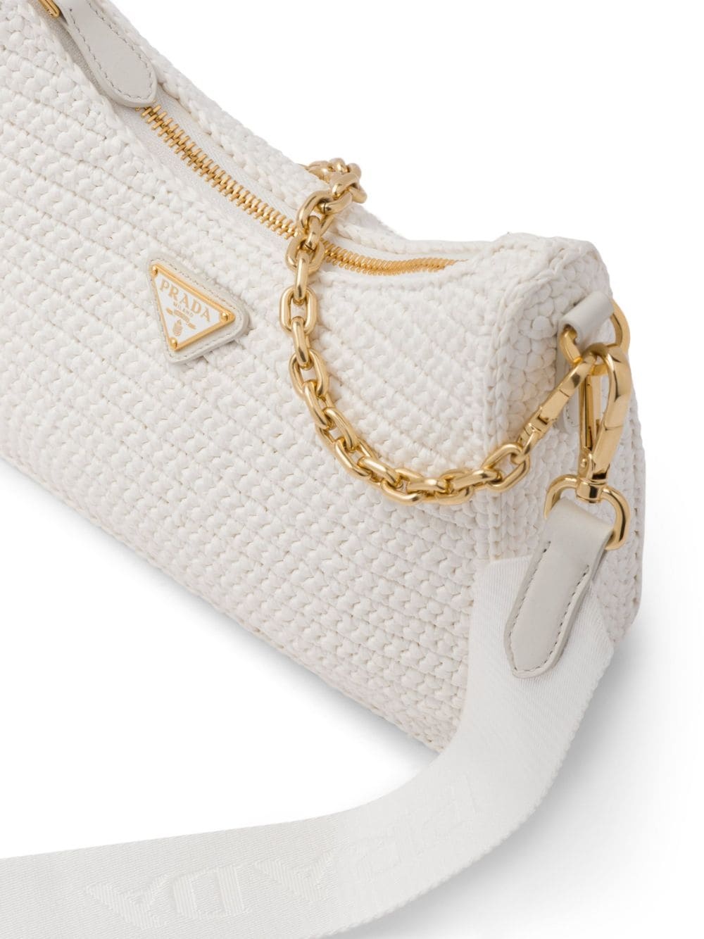 Re-Edition 2005 raffia shoulder bag - 5