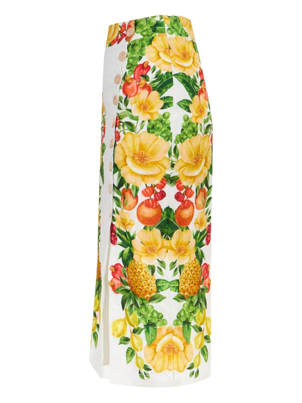 floral-print midi skirt - 2