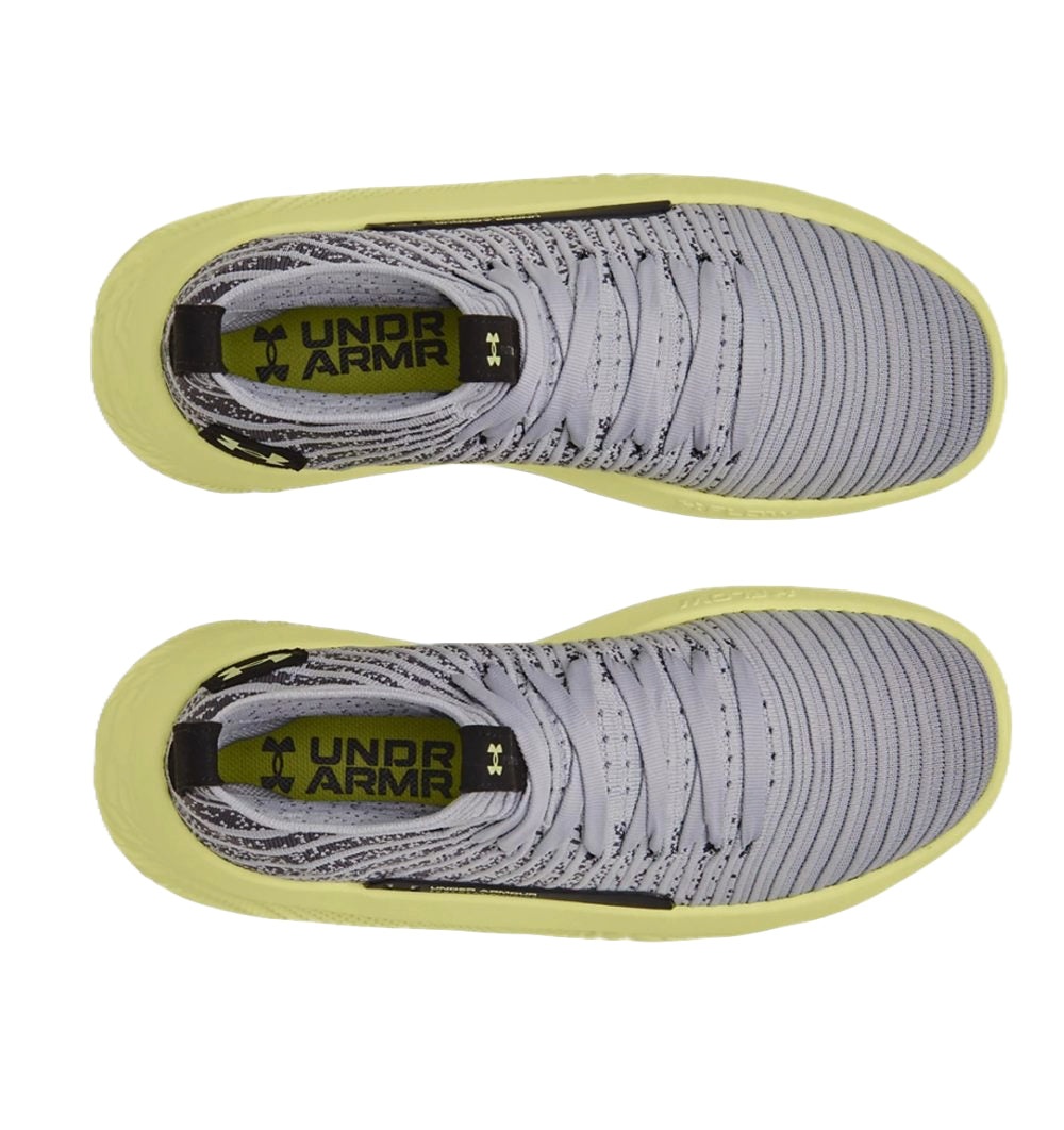 Under Armour Flow FUTR X Elite 'Mod Grey Sonic Yellow' 3024977-100 - 4