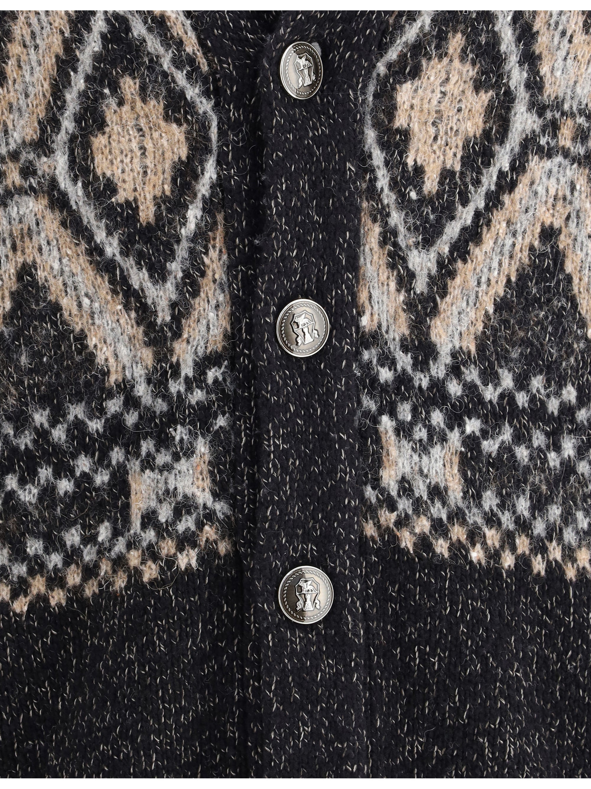 Brunello Cucinelli Men Virgin Wool Cardigan - 3