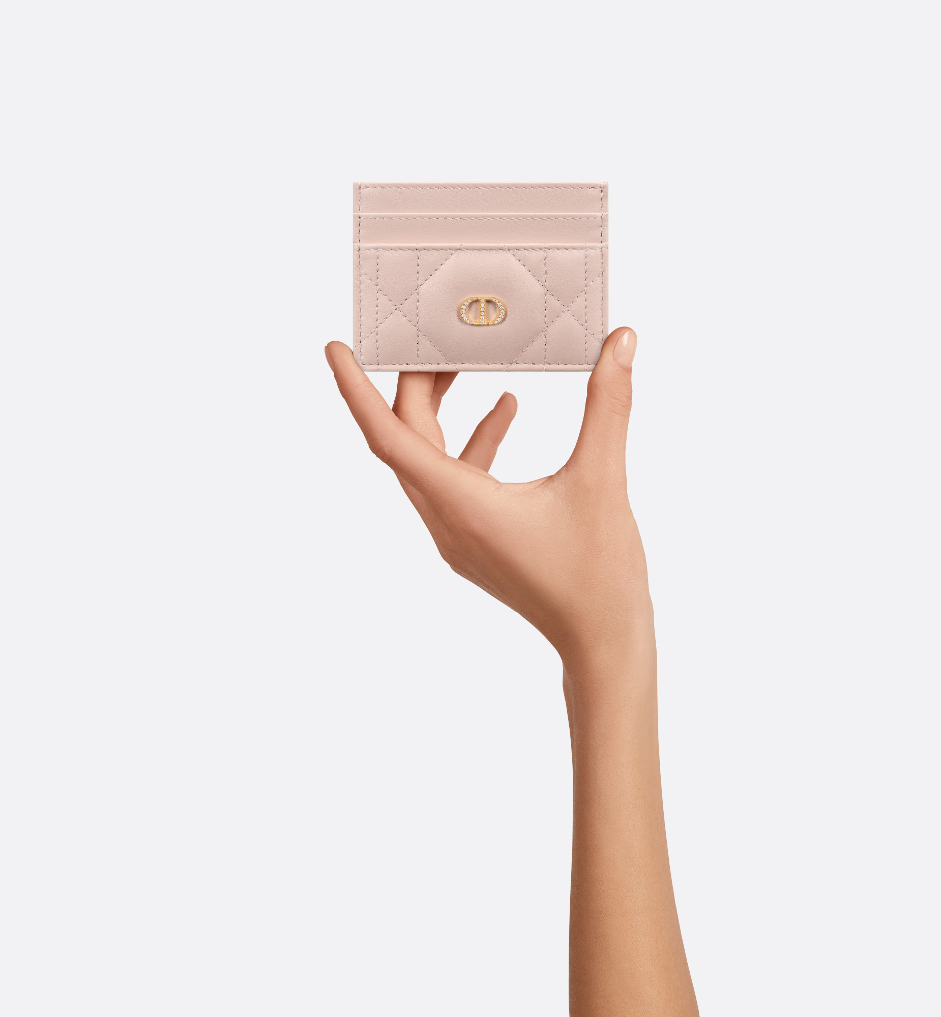 Dior Caro Freesia Card Holder with Crystals - 3