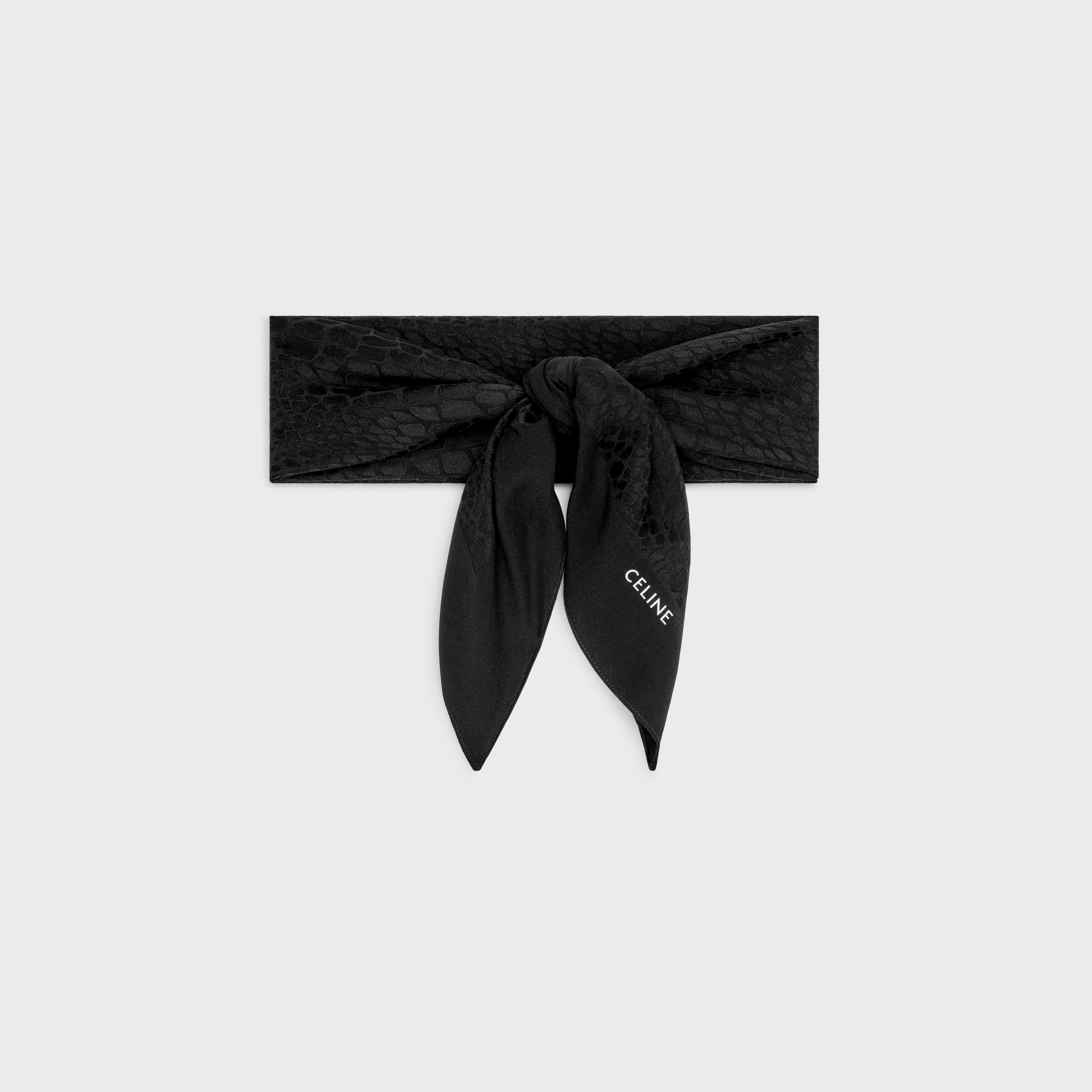 silk jacquard bandana - 3
