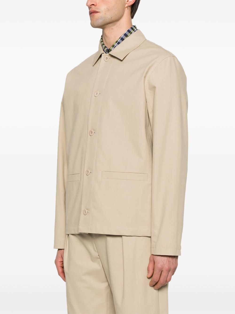 cotton shirt jacket - 3