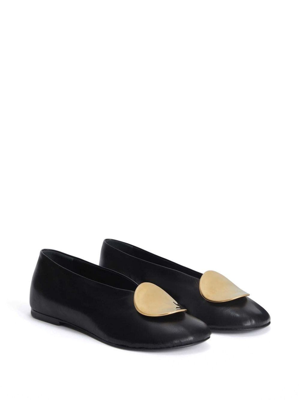 decorative-plaque ballerina shoes - 2