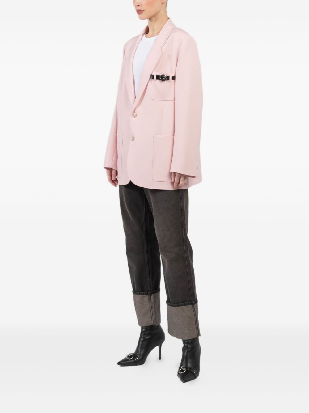 button-up blazer - 3