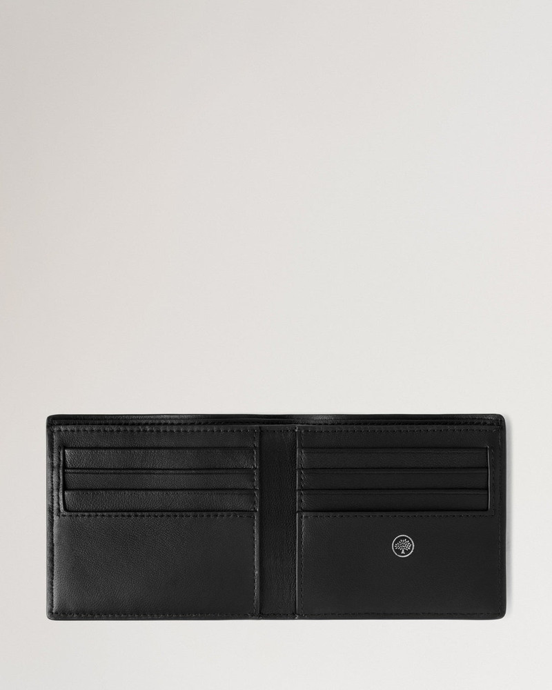 Mulberry Farringdon 8 Card Wallet Black Small Pebble Grain outlook